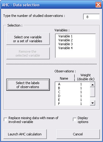 statel hierarchical clustering excel