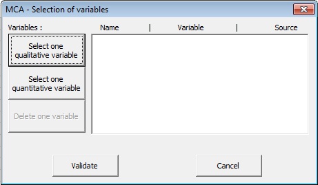 statel multiple correspondence analysis MCA excel