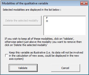 statel multiple correspondence analysis MCA excel