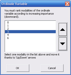 logistic regression statel encoding variable ordinale