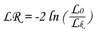 logistic regression formula test likelihood ratio statel