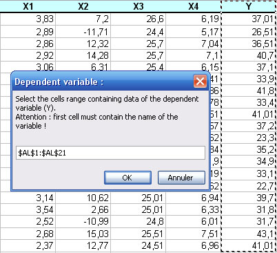 statel multiple linear regression excel