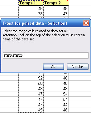 statel student test dependent means comparison excel